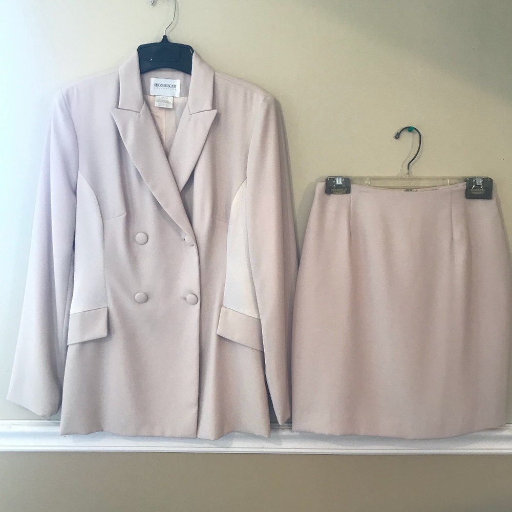 Hugo Buscati Blazer and Skirt Set Size 8